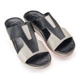 VC - AC - 7061 - Gray / Black- Luxury Arabic Sandal for Men