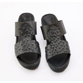 EN- 4808 - Full Black Luxury Arabic Sandal for Men
