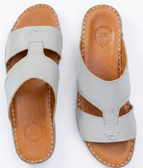 AN- 4803 - Gray / Tan Luxury Arabic Sandal for Men