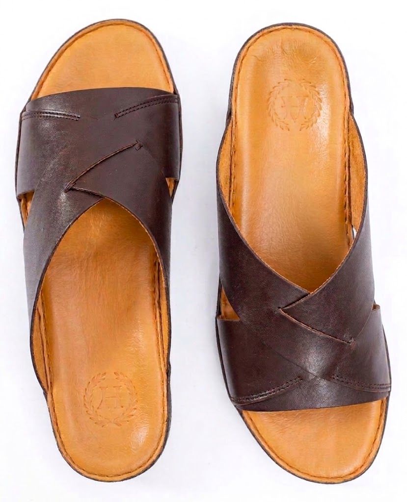 AN- 4805 - Brown / Tan Luxury Arabic Sandal for Men