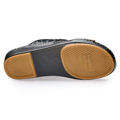 AN -7005 Tan / Black - Dual Tone Ostrich Textured Arabic Sandal for Men