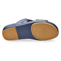 AN-7002 – Blue Croc-Textured Luxury Arabic Sandal for Men