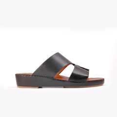 AN- 4806 - Black / Tan Luxury Arabic Sandal for Men