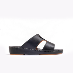 AN- 4802 - Full Black Luxury Arabic Sandal for Men