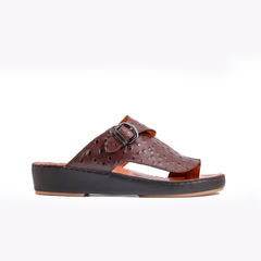 AN- 4810 - Brown Luxury Arabic Sandal for Men