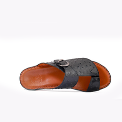 AN- 4810 - Black /Tan Luxury Arabic Sandal for Men