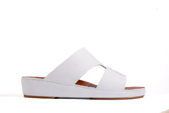 AN- 4804 - White / Tan Luxury Arabic Sandal for Men