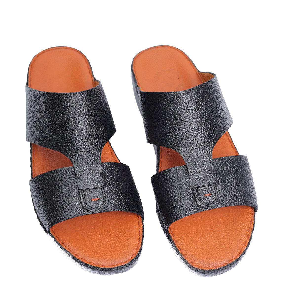 AN- 4851 - Black / Tan Luxury Arabic Sandal for Men