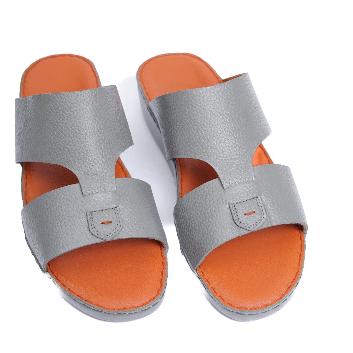 AN- 4851 - Gray / Tan Luxury Arabic Sandal for Men