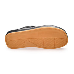 VC - AC - 7040 - Black/ Tan - Luxury Arabic Sandal for Men