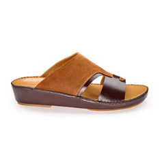 VC - AC - 7031 - Brown / Tan - Luxury Arabic Sandal for Men